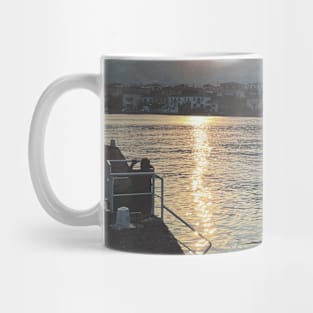 Peaceful Retro Greek Sunset Mug